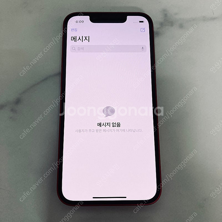 자급제 아이폰13미니 레드 256기가 액정S급! 매우깔...--5