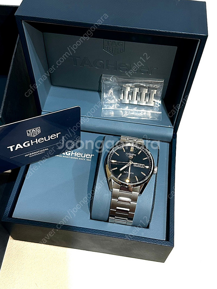 신형 태그호이어 까레라 칼리버5 데이데이트 로즈골드--1