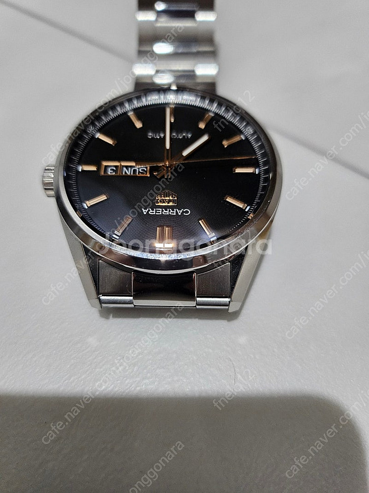 신형 태그호이어 까레라 칼리버5 데이데이트 로즈골드--7