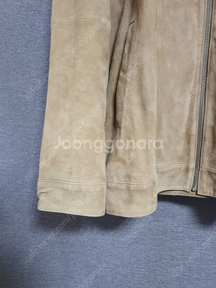 마에스트로 스누드 램스킨 양가죽 보머 점퍼 110사이즈...--6