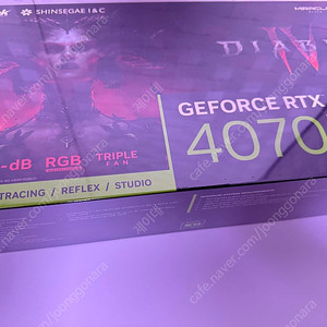 RTX 4070 SUPER 미라클 디아블로 에디션 미개봉