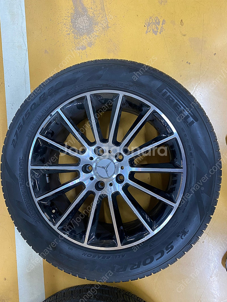 벤츠g400d 한대분 순정 휠타이어 팝니다 (275/50/R20) 거의새거--4