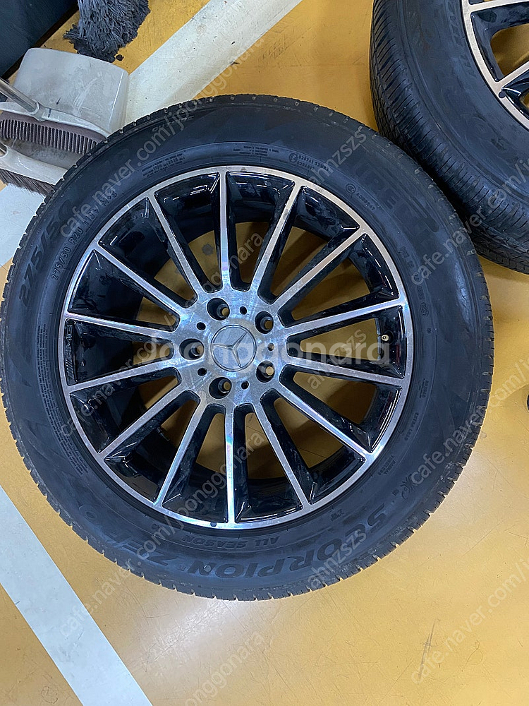 벤츠g400d 한대분 순정 휠타이어 팝니다 (275/50/R20) 거의새거--5