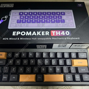 epomaker th40 블랙 40% 배열 키보드