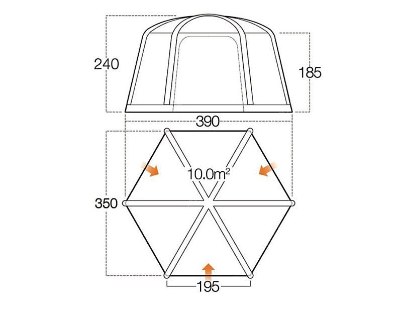 반고 에어허브 헥스 스모크 쉘터 에어쉘터--3
