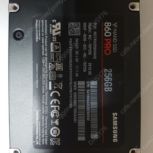 삼성 860 PRO 256GB (고급, 6.5만)와 850 PRO 256GB (고급, 4.4만) SSD 판매