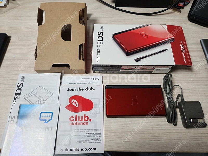 닌텐도 dsl 크림슨 블랙 박스 단순 개봉품 팝니다--3