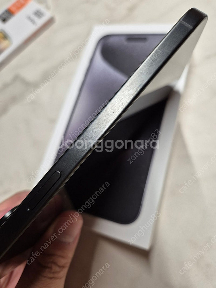 아이폰15 프로맥스 512 블랙티타늄+애플케어플러스--3