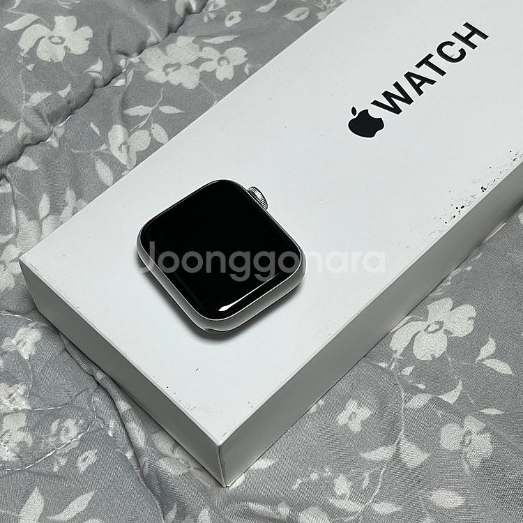 애플워치 SE 2세대 알루미늄 케이스/40mm/GPS/실버--0