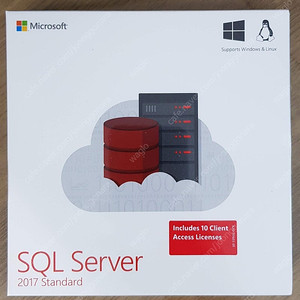 MS SQL Server 2017 Standard 10 CAL 미개봉 패키지 팝니다.