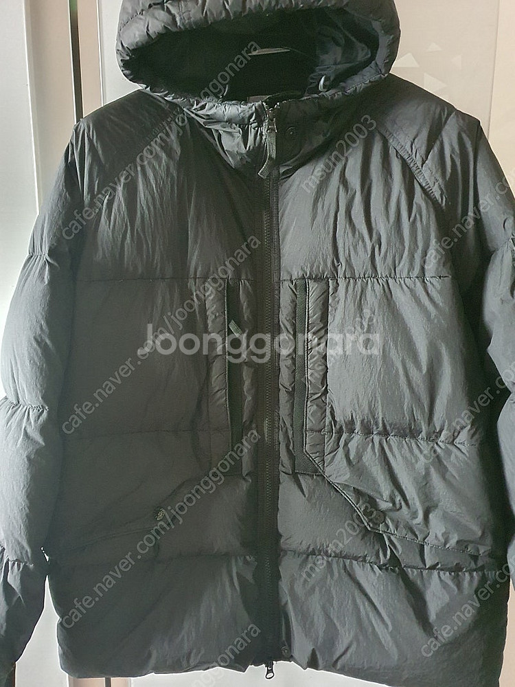 스톤아일랜드 크링클랩스 23fw 블랙 L사이즈--0