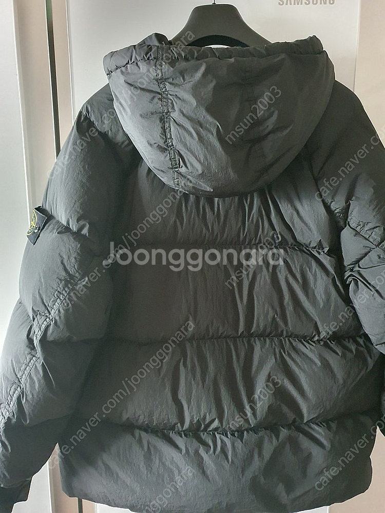 스톤아일랜드 크링클랩스 23fw 블랙 L사이즈--4