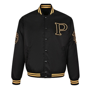 좌쓰 Prada Re-Nylon Bomber Jacket with Patch Black 프라다 리나일론 봄버 자켓 패치 블랙