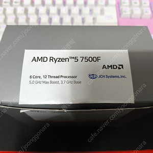 AMD 라이젠5 7500F CPU 판매합니다