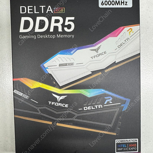 TeamGroup T-Force DDR5-6000 CL30 Delta RGB 화이트 패키지 (32GB(16Gx2)) 판