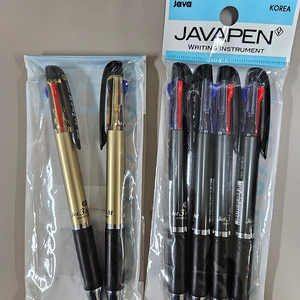 택배포함) 저중심 제트3볼 M 0.7mm 3색 볼펜 6개 java jet3 ball-m