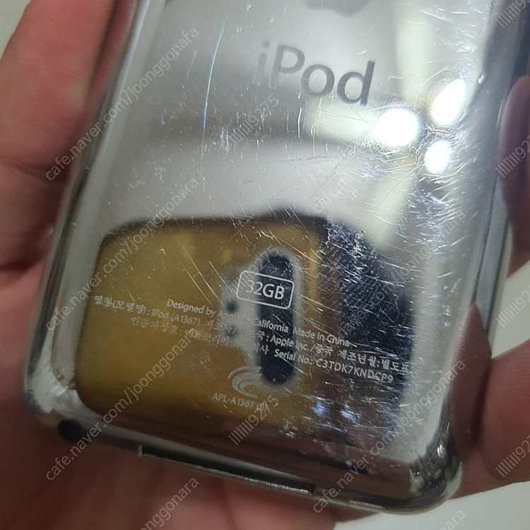 애플 아이팟터치4세대 32기가 a1367 부품용 이미지