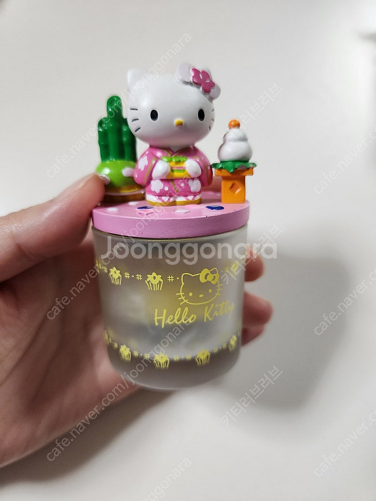 헬로키티 고전 키티 디오라마 아로마 캔들(기모노 키티 ...--0