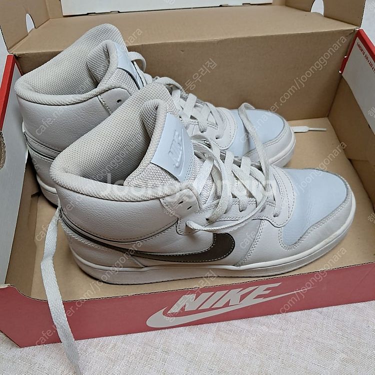 나이키NIKE덩크하이화이트그레이포그245dunk hig...--1