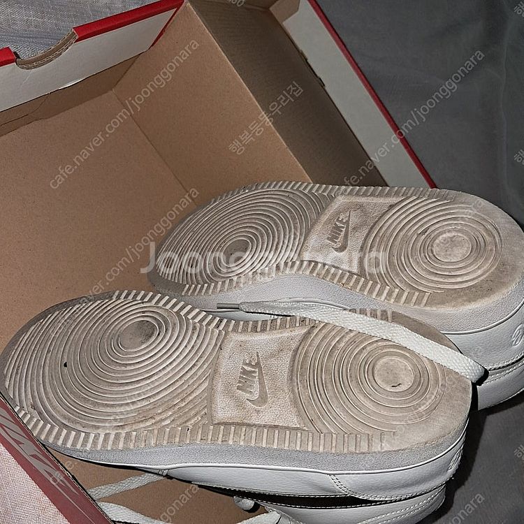 나이키NIKE덩크하이화이트그레이포그245dunk hig...--2