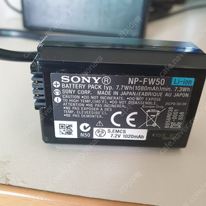 sony BC/VW1 충전기 NP-FW50 배터리