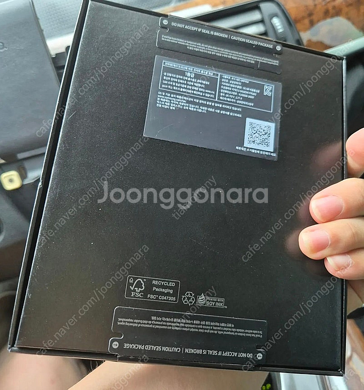 갤럭시 Z폴드6 네이비 256 단순개봉 통신사3사 가능--3