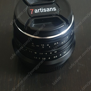 7artisans 7장인 25mm f1.8 후지필름 x 마운트 수동렌즈