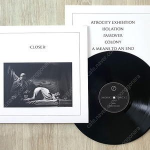 (LP 판매) 조이 디비전 (Joy Division) Closer LP 2015년 180g 유럽반