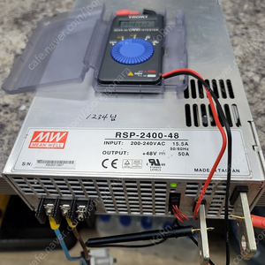 민웰 안정기 MEAN WELL RSP-2400W-48V RSP-1500W-48V 파워서플라이 SMPS (중고)판매합니다.