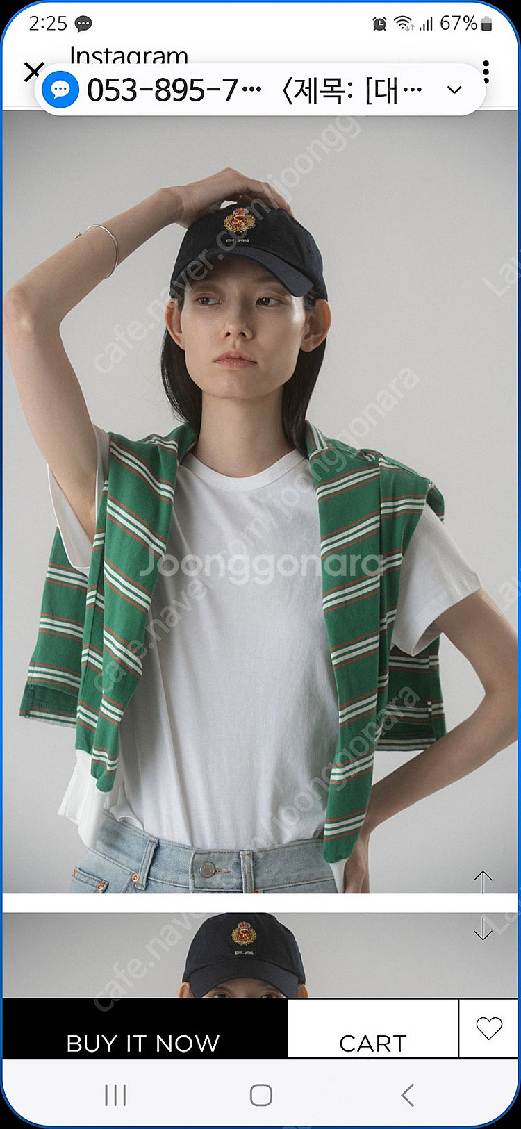 스튜디오 심플멍 볼캡, 네이비--2