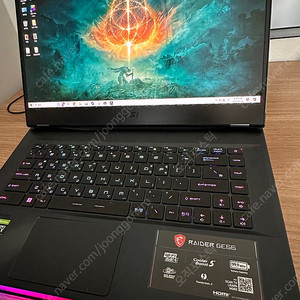 msi 레이더 ge66 12ugs-i9 12900h 3070ti QHD 240hz OLED 패널