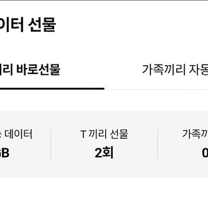 sk 데이타 데이터 2기가 3000원