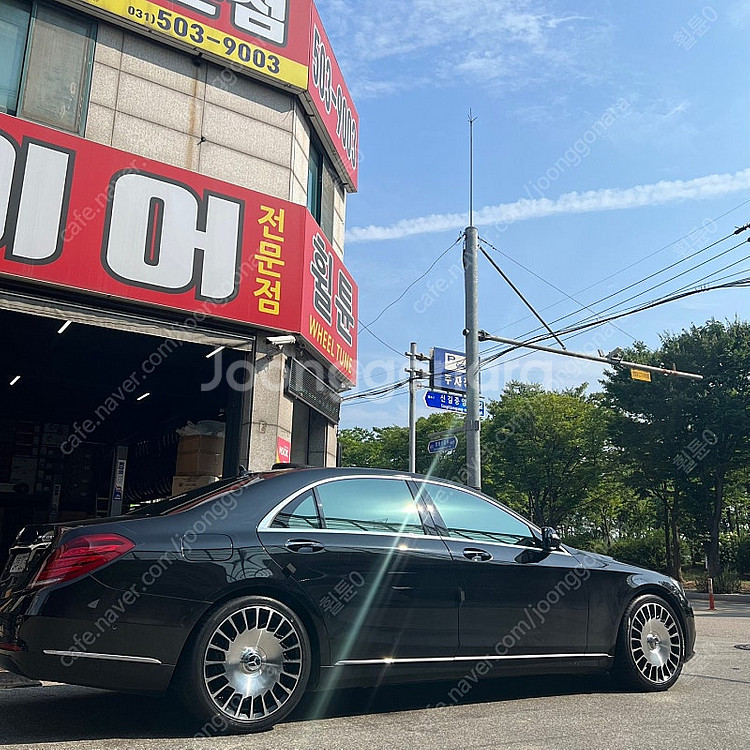 [ 벤츠 ] S클래스 W222 마이바흐 스타일 떡판 휠...--1