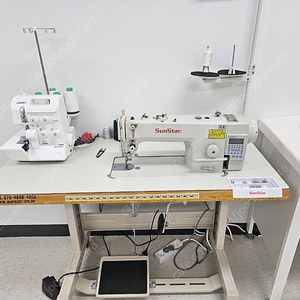 썬스타 자동사절 공업용 미싱 재봉틀