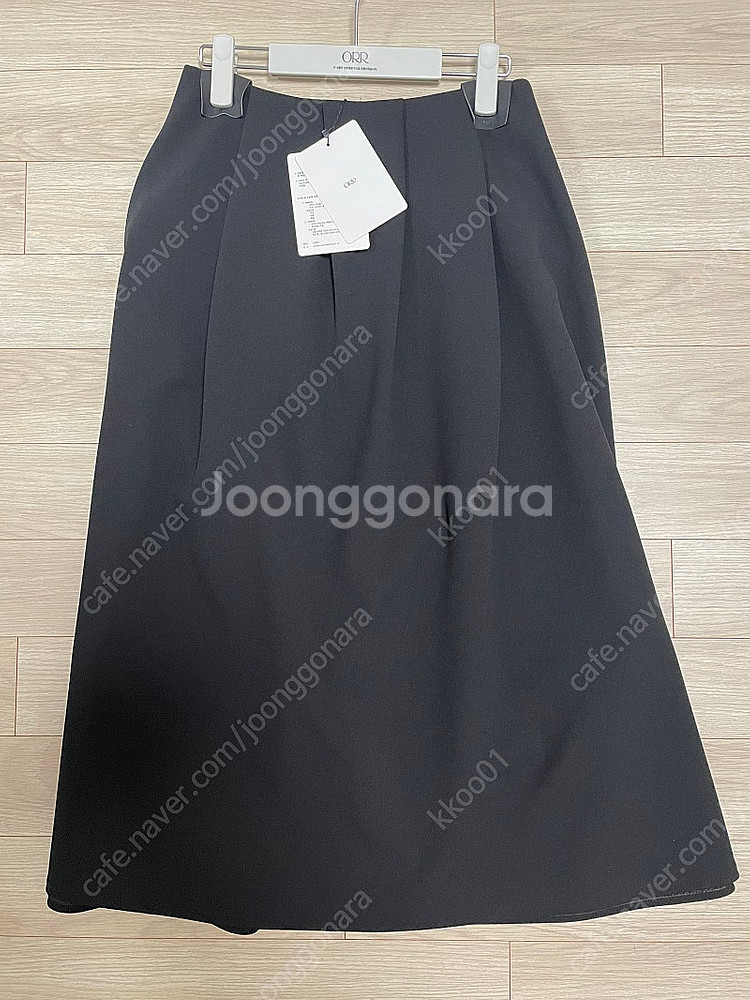 Orr 오르 핀턱플레어스커트--0