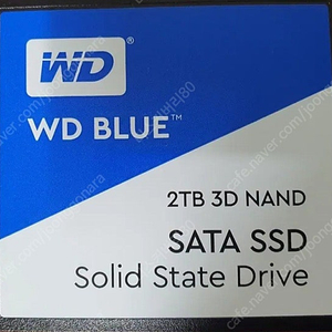 Ssd wd blue 2tb + wd blue 1tb 하드팝니다 내용