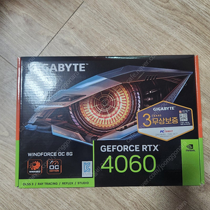 (새상품) 기가바이트 지포스 RTX 4060 WINDFORCE OC D6 8GB 피씨디렉트