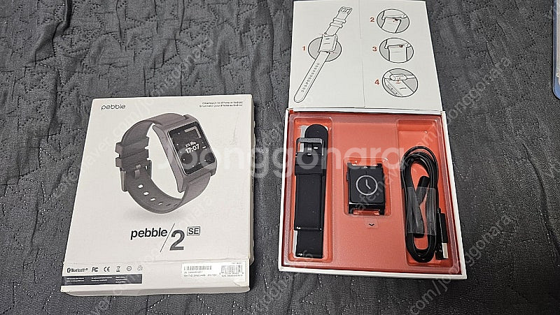 pebble 2 se 페블2se 스마트워치 미개봉 풀박...--0