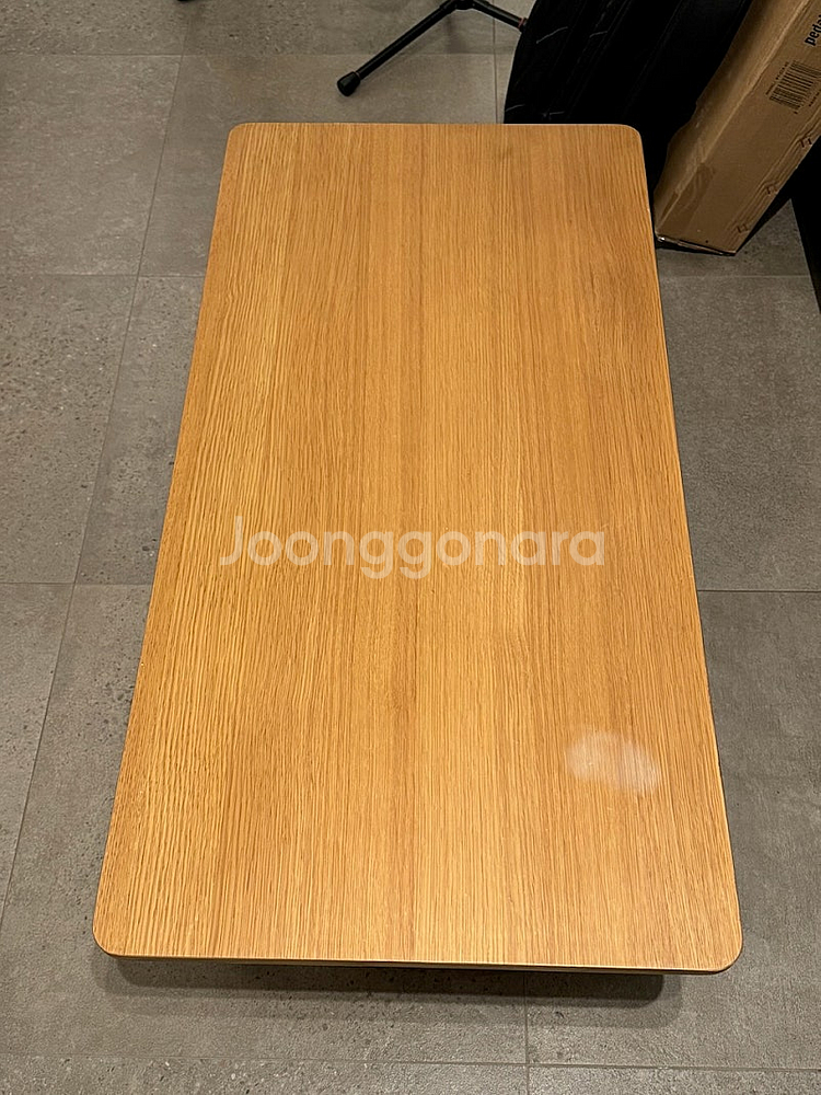무인양품 목제 로우 테이블 110cm 떡갈나무 좌식 무...--1