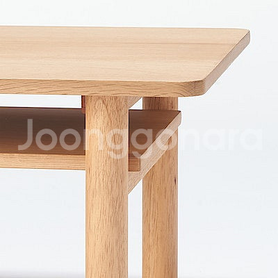 무인양품 목제 로우 테이블 110cm 떡갈나무 좌식 무...--6