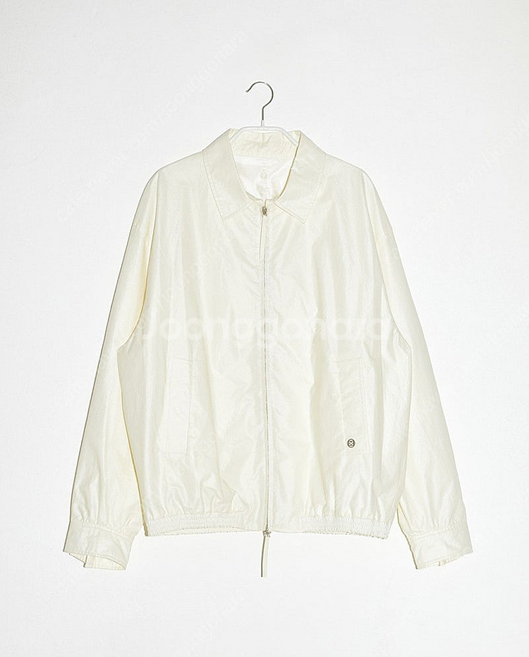엔오르 Enor COTTON ZIP-UP BLOUSON JACKET - CREAM--2