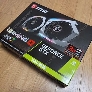 MSI GTX 1660 SUPER 그래픽카드 oc 트윈프로져7