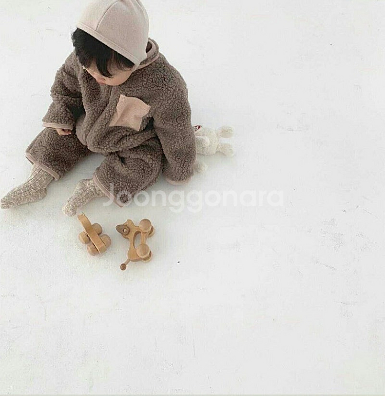 몽베베 캠프수트 후리스 우주복 S--1