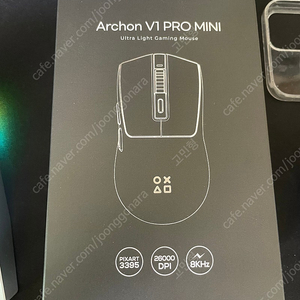 아콘 archon V1 PRO MINI 무선 8K 마우스 화이트