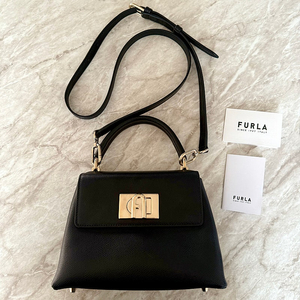 FURLA 훌라 1927 미니탑핸들 숄더백 가방 핸드백 일본백화점정품