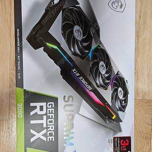 MSI RTX 3080 12GB 슈프림 X 팝니다 AS 남음