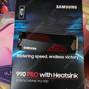 삼성 990 pro with heatsink 4TB