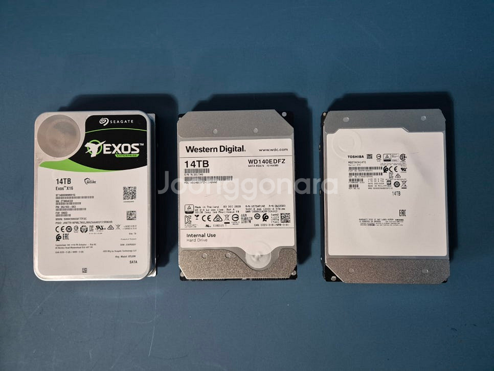 [판매] 시게이트,WD,도시바 14TB 14테라 SAT...--1