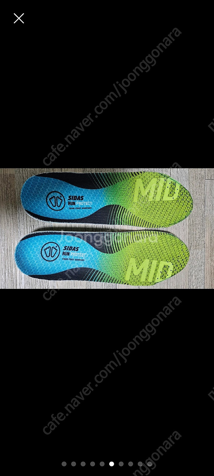 시다스 인솔 쓰리핏 런 프로텍트 인솔 mid 3feet...--5