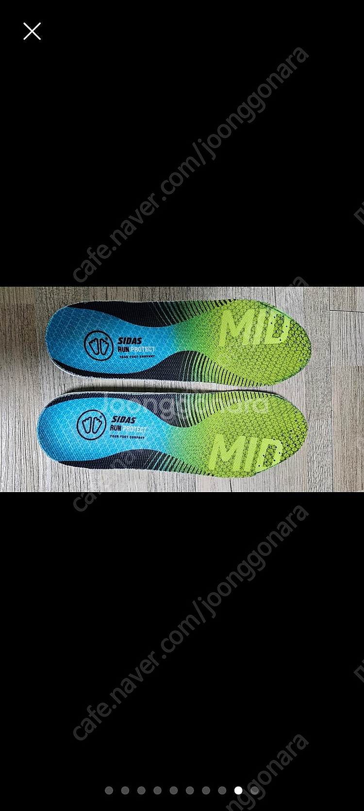 시다스 인솔 쓰리핏 런 프로텍트 인솔 mid 3feet...--8